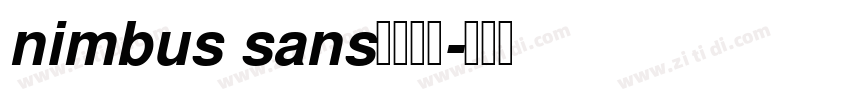 nimbus sans字体下载字体转换
